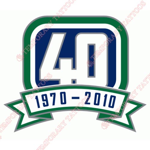 Vancouver Canucks Customize Temporary Tattoos Stickers NO.364